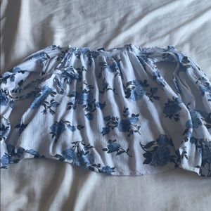 American eagle tie shoulder top